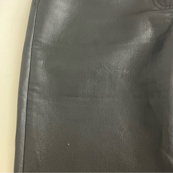 Aritzia Wilfred The Melina High Waisted Vegan
Leather Straight Leg Black Pant - Picture 13 of 16